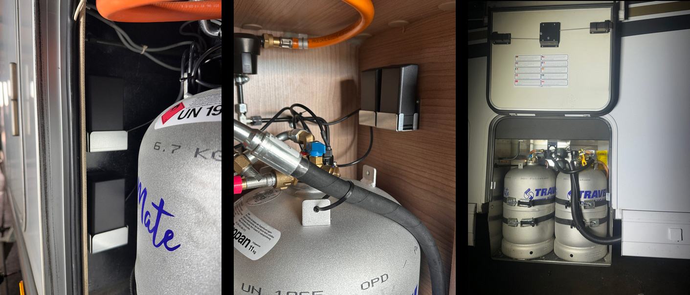 Fachgerechte Gasinstallation mit Alugas Travel Mate im Wohnmobil