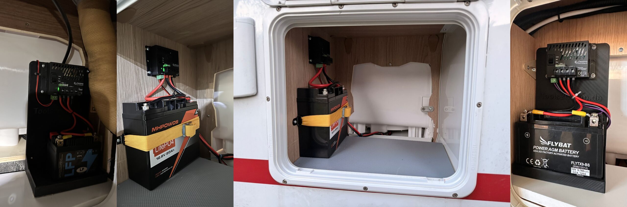 Technik und Stromversorgung der Clesana C1 im Wohnmobil